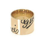 Gucci 18k Yellow Gold Band Ring // Ring Size: 6