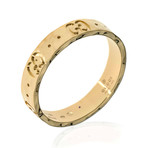 Gucci Icon 18k Yellow Gold Band Ring II // Ring Size: 6.75