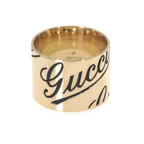 Gucci 18k Yellow Gold Band Ring // Ring Size: 6