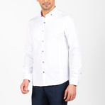 Harry Long Sleeve Button Up Shirt // White (M)