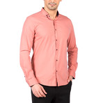 Chandler Long Sleeve Button Up Shirt // Orange (L)