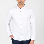 Harry Long Sleeve Button Up Shirt // White (S)