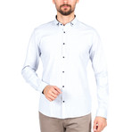 Clark Long Sleeve Button Up Shirt // White (M)