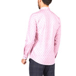 Joshua Long Sleeve Button Up Shirt // Red (2XL)