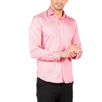 Adam Long Sleeve Button Up Shirt // Red (XL)