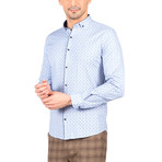 Joseph Long Sleeve Button Up Shirt // Blue (L)