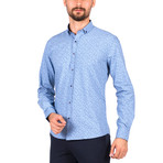 Robert Long Sleeve Button Up Shirt // Blue (S)