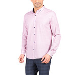 Vincent Long Sleeve Button Up Shirt // Claret Red (XL)