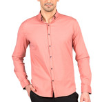 Chandler Long Sleeve Button Up Shirt // Orange (2XL)
