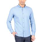 Paul Long Sleeve Button Up Shirt // Sky Blue (M)