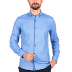 Jose Long Sleeve Button Up Shirt // Blue (M)
