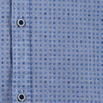 Francesco Long Sleeve Button Up Shirt // Indigo (2XL)