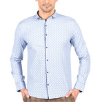 Joseph Long Sleeve Button Up Shirt // Blue (2XL)