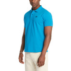 Foster Polo Shirt // Blue Aster (M)