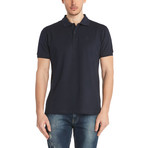 Wells Slim Fit Polo Shirt // Navy (L)
