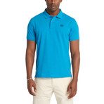 Foster Polo Shirt // Blue Aster (L)