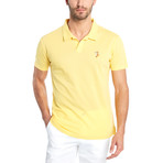 Caspian Slim Fit Polo Shirt // Vibrant Yellow (4XL)