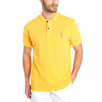 Ayden Slim Fit Polo Shirt // Gold Fusion (XS)