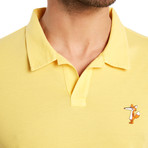Caspian Slim Fit Polo Shirt // Vibrant Yellow (XS)