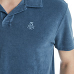 Kai Polo Shirt // Navy Blue (XS)