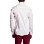 Alexander Long Sleeve Button Up Shirt // Ecru (M)