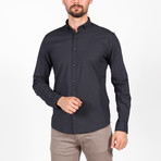Chandler Long Sleeve Button Up Shirt // Blue (S)