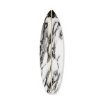 Surfboard (Grey Stone) // High Gloss Panel (12"W x 42"H x 0.5"D)