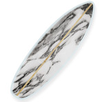 Surfboard (Grey Stone) // High Gloss Panel (12"W x 42"H x 0.5"D)