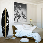 Surfboard (Black Stone) // High Gloss Panel (12"W x 42"H x 0.5"D)