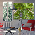 Tropical Green Canopy // High Gloss Panel (12"W x 15"H x 0.5"D)