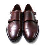 Oracle Double Monk Strap // Brown (US: 8.5)