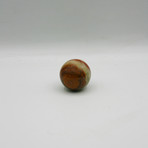 Decorative Sphere // Brown + Green