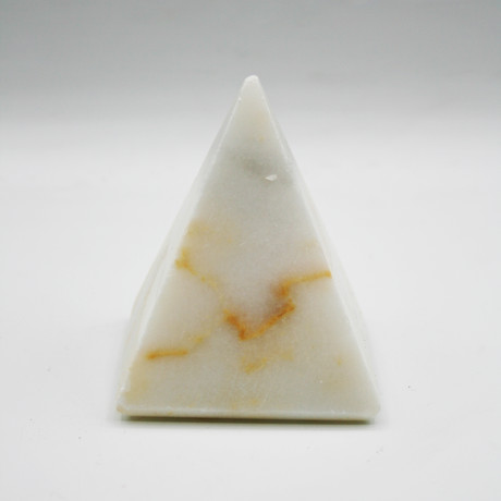 Decorative Pyramid // Afyon Marble (Afyon White)