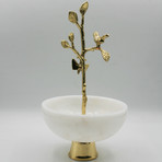 Decorative Bowl + Tree Detail (Afyon White)