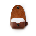 Airpods Pro Leather Case // Tobacco