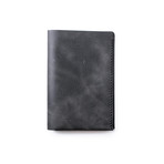 Teos Leather Passport Sleeve // Coal
