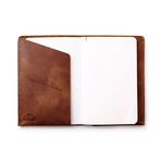 Hemmingway Leather Notebook Cover // Tobacco