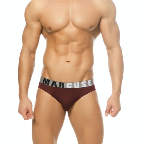 Active Brief // Burgundy (X-Small)