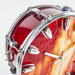 GP Percussion Snare Drum Wall Clock // 14"