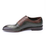 Jackson Dress Shoes // Green + Brown (Euro: 44)