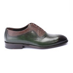 Jackson Dress Shoes // Green + Brown (Euro: 45)