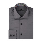 Solid Twill Long Sleeve Shirt // Gray (3XL)