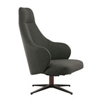 BradHurst Lounge Chair // Pewter Fabric