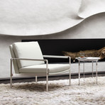 Charles Lounge Chair (Soft Snow Leather)