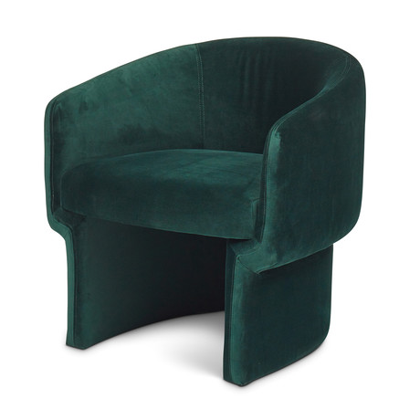 Jessie Accent Chair // Dark Green