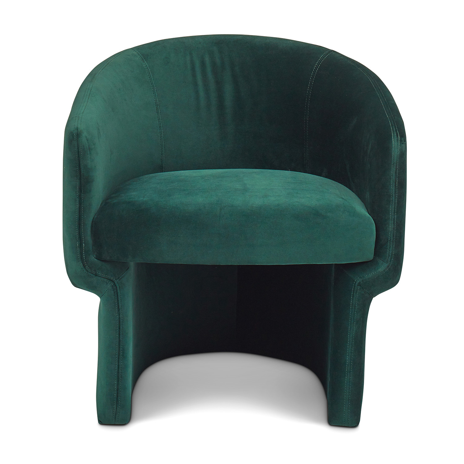 Jessie Accent Chair // Dark Green Urbia Touch of Modern