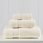 Manor Ridge Turkish Cotton 700 GSM // 3 Piece Towel Set (Ivory)