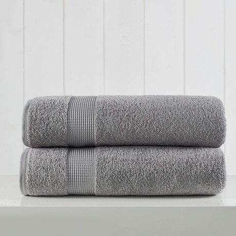 Manor Ridge Turkish Cotton 700 GSM // Bath Towel Set // Set of 2 (Ivory)