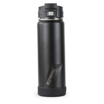 Perk Trimax® Insulated Stainless Steel Push Button Bottle + Lock // 20 oz. (Silver Express)