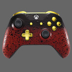Xbox One Controller // 3D Red Shadow + Gold
